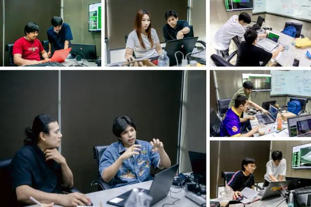 บรรยากาศการสอนรีแมพตัวต่อตัวโดยครูปิง