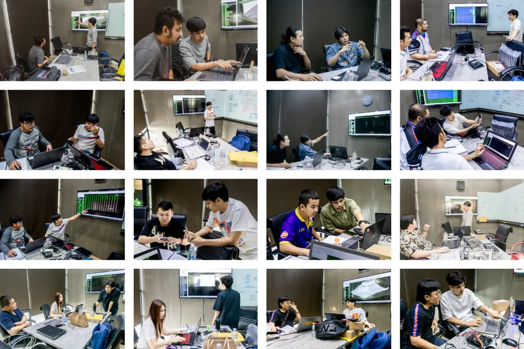 บรรยากาศการสอนรีแมพตัวต่อตัว ปฏิบัติจริงกับรถ Isuzu D-Max และ Toyota Revo